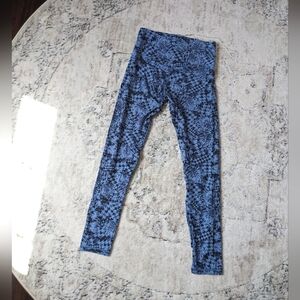 Aerie real me Xtra patterned high rise 7/8 leggings